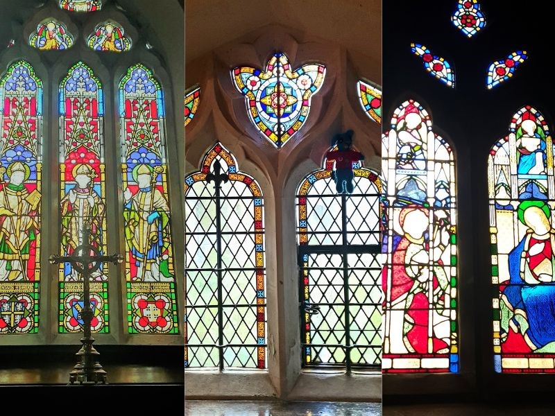 Ushaw Hall Stained windows ushaw Hall and gardens