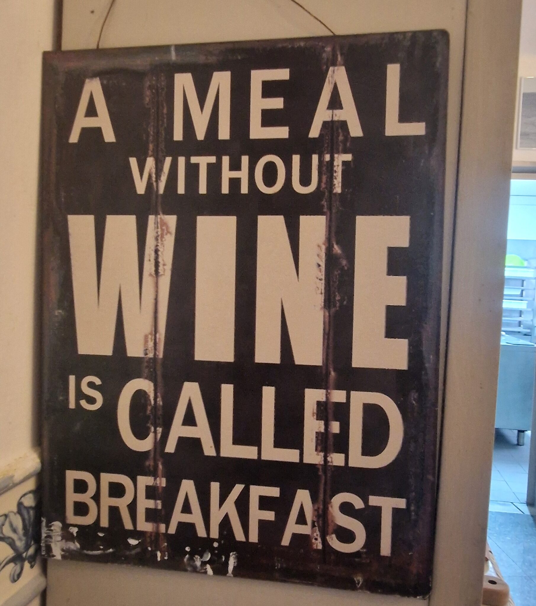 wine sign